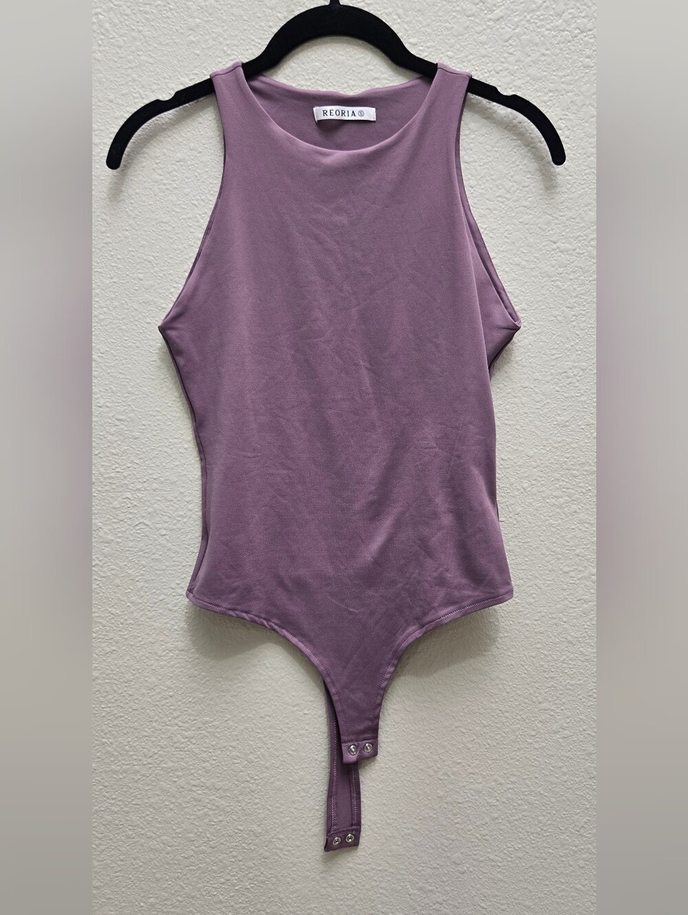 ReoRia Mauve Sleeveless Bodysuit